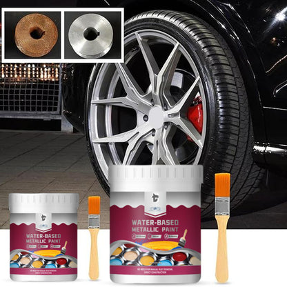 Time-Limited Special⏰Rust Converter Metallic Paint – One coat stops rust, no sanding, no fumes. Dries to a sleek metal finish. Perfect for garden tools & gates.