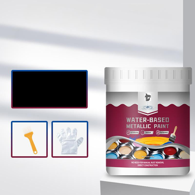 Time-Limited Special⏰Rust Converter Metallic Paint – One coat stops rust, no sanding, no fumes. Dries to a sleek metal finish. Perfect for garden tools & gates.