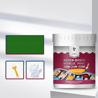 Time-Limited Special⏰Rust Converter Metallic Paint – One coat stops rust, no sanding, no fumes. Dries to a sleek metal finish. Perfect for garden tools & gates.